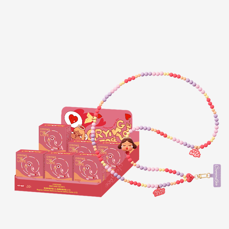 CRYBABY Crying For Love Series-Phone Charm Blind Box | Pop Mart México
