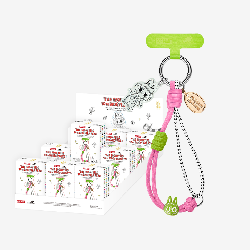 Labubu The Monster 10th Anniversary Series-Phone Charm | Pop Mart Méxi