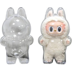 Transportador de Labubu Case acrilico transparente para Labubu origina